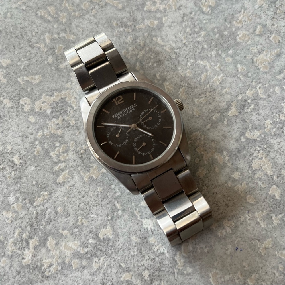 Kenneth Cole Reaction Men’s Watch KC3565 Stainless Steel Japan Water Resistant